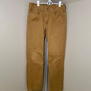 Levi Strauss 514 Mens Tan Straight Fit Jeans Size‎ 34x34